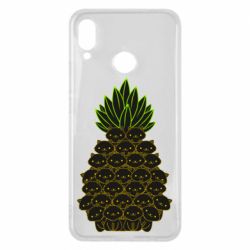 Чехол для Huawei P Smart Plus 2018 Pineapple cat - PrintSalon