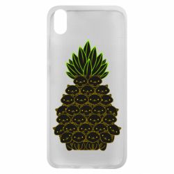 Чехол для Xiaomi Redmi 7A Pineapple cat - PrintSalon