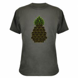 Камуфляжная футболка Pineapple cat - PrintSalon