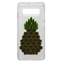 Чехол для Samsung S10+ Pineapple cat - PrintSalon