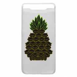 Чехол для Samsung A80 Pineapple cat - PrintSalon