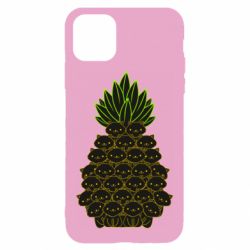 Чехол для iPhone 11 Pineapple cat - PrintSalon
