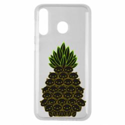 Чехол для Samsung M30 Pineapple cat - PrintSalon