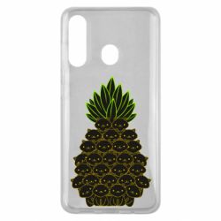 Чехол для Samsung M40 Pineapple cat - PrintSalon