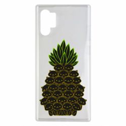 Чехол для Samsung Note 10 Plus Pineapple cat - PrintSalon