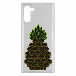 Чехол для Samsung Note 10 Pineapple cat - PrintSalon
