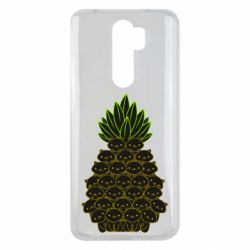 Чехол для Xiaomi Redmi Note 8 Pro Pineapple cat - PrintSalon