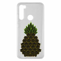 Чехол для Xiaomi Redmi Note 8 Pineapple cat - PrintSalon