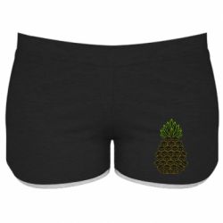 Женские шорты Pineapple cat - PrintSalon