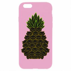 Чехол для iPhone 6/6S Pineapple cat - PrintSalon