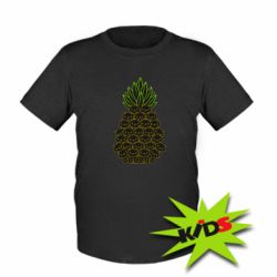 Детская футболка Pineapple cat - PrintSalon