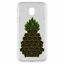 Чехол для Samsung J3 2017 Pineapple cat - PrintSalon