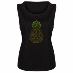 Женская майка Pineapple cat - PrintSalon