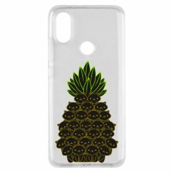 Чехол для Xiaomi Mi A2 Pineapple cat - PrintSalon