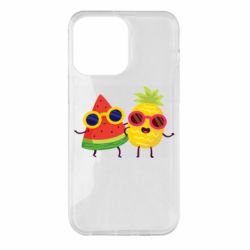 Чехол для iPhone 14 Pro Max Pineapple with watermelon - PrintSalon