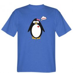 Мужская футболка Stedman Пингвин девочка - PrintSalon