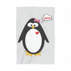 Полотенце с принтом Пингвин девочка - PrintSalon