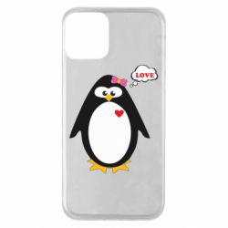 Чехол для iPhone 11 Пингвин девочка - PrintSalon