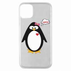 Чехол для iPhone 11 Pro Пингвин девочка - PrintSalon