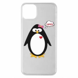 Чехол для iPhone 11 Pro Max Пингвин девочка - PrintSalon