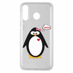 Чехол для Samsung M30 Пингвин девочка - PrintSalon