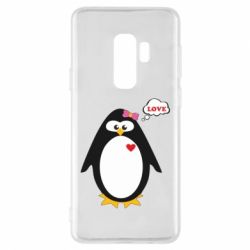 Чехол для Samsung S9+ Пингвин девочка - PrintSalon