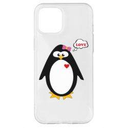 Чехол для iPhone 12 Pro Max Пингвин девочка - PrintSalon