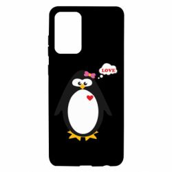 Чехол для Samsung A72 5G Пингвин девочка - PrintSalon
