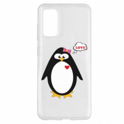 Чехол для Samsung S20 Пингвин девочка - PrintSalon