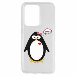 Чехол для Samsung S20 Ultra Пингвин девочка - PrintSalon