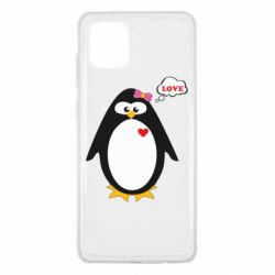 Чехол для Samsung Note 10 Lite Пингвин девочка - PrintSalon