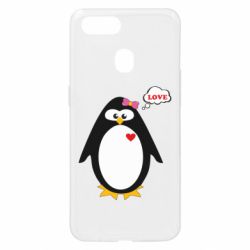Чехол для Oppo A5s/A12 Пингвин девочка - PrintSalon