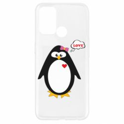 Чехол для Oppo A52/A72/A92 Пингвин девочка - PrintSalon