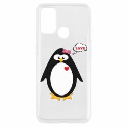 Чехол для Oppo A53/A32/A33 Пингвин девочка - PrintSalon