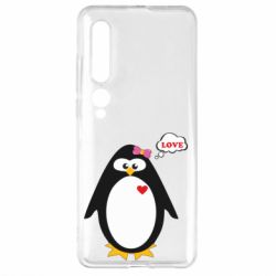 Чехол для Xiaomi Mi10/10 Pro Пингвин девочка - PrintSalon