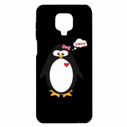 Чехол для Xiaomi Redmi Note 9S/9Pro/9Pro Max Пингвин девочка - PrintSalon