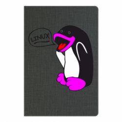 Блокнот с принто Пингвин Линукс - PrintSalon