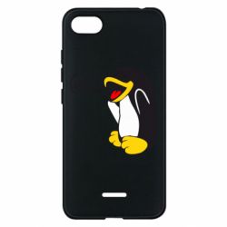 Чехол для Xiaomi Redmi 6A Пингвин Линукс - PrintSalon