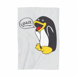 Полотенце с принтом Пингвин Линукс - PrintSalon