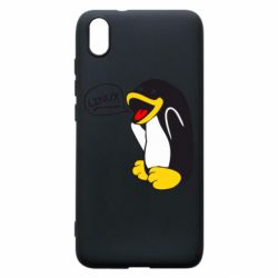 Чехол для Xiaomi Redmi 7A Пингвин Линукс - PrintSalon