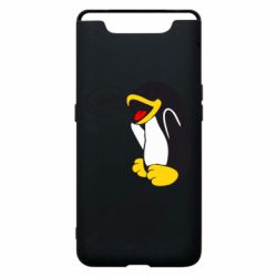 Чехол для Samsung A80 Пингвин Линукс - PrintSalon