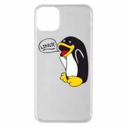 Чехол для iPhone 11 Pro Max Пингвин Линукс - PrintSalon