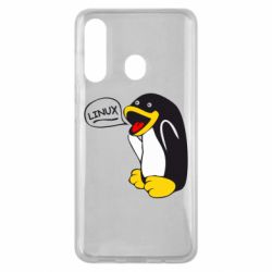 Чехол для Samsung M40 Пингвин Линукс - PrintSalon