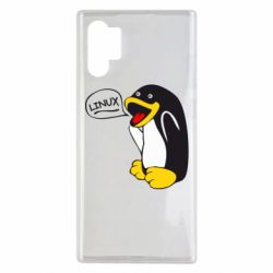 Чехол для Samsung Note 10 Plus Пингвин Линукс - PrintSalon