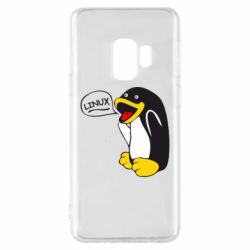 Чехол для Samsung S9 Пингвин Линукс - PrintSalon