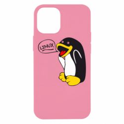 Чехол для iPhone 12 mini Пингвин Линукс - PrintSalon