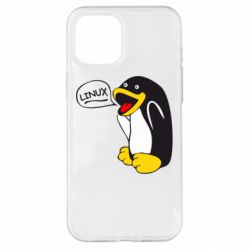 Чехол для iPhone 12 Pro Max Пингвин Линукс - PrintSalon