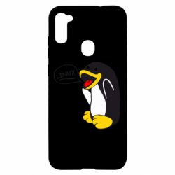 Чехол для Samsung A11/M11 Пингвин Линукс - PrintSalon