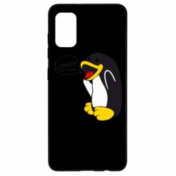 Чехол для Samsung A41 Пингвин Линукс - PrintSalon
