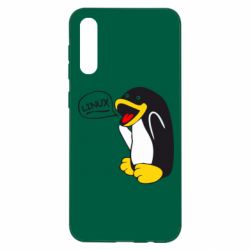 Чехол для Samsung A50 Пингвин Линукс - PrintSalon